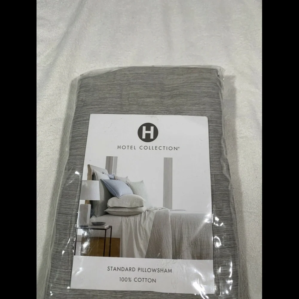 NIB Hotel Collection 525 Count Yarn Dyed‎ (1) Standard Sham Pillow Case